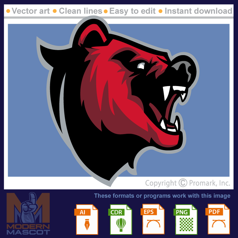 Angry Bear Roaring - bear_22_16