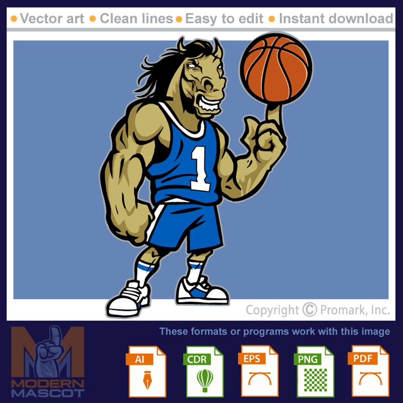 Horse Basketball 1 - horse_22_basketball_01