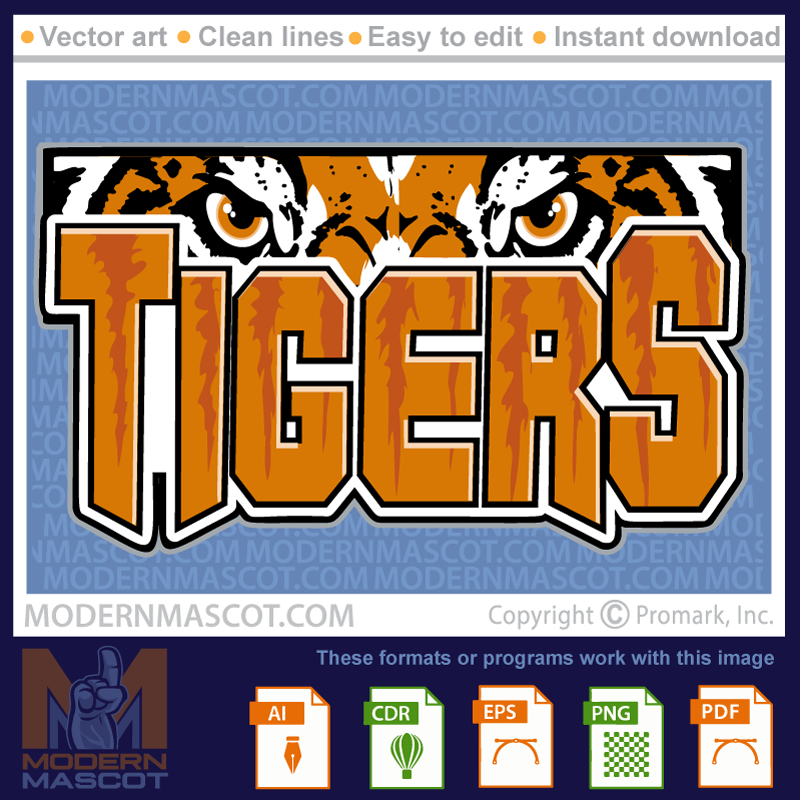 Tiger Design Element - tiger_22_25